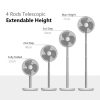 Jisulife Official Store Malaysia Portable Extendable Rechargeable Oscillating Fan