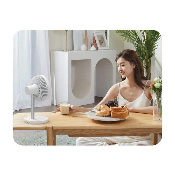 Jisulife Official Store Malaysia Portable Extendable Rechargeable Oscillating Fan