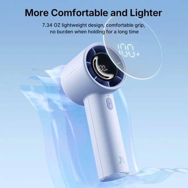 Jisulife Official Store Malaysia Life10S LED Display Portable Handheld Fan