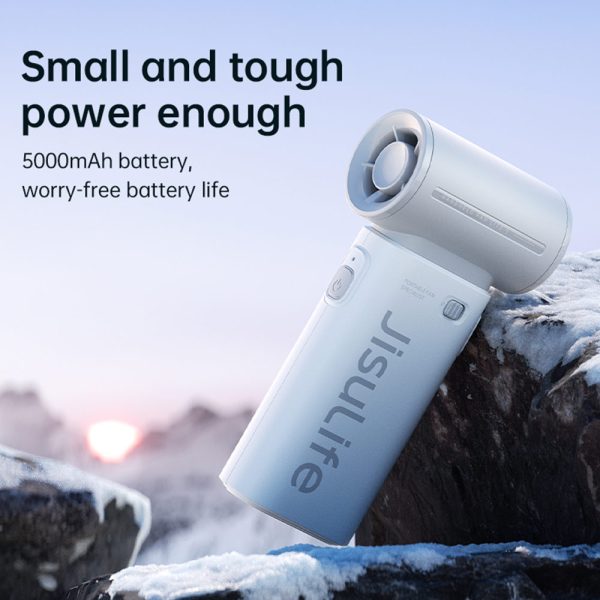 Jisulife Official Store Malaysia Life9 Portable Compact Pocket Size Mini Handheld Fan