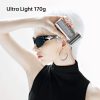 Jisulife Official Store Malaysia Life9 Limited Edition Chrome Silver Mini Portable Handheld Fan