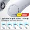 Jisulife Official Store Malaysia Portable Rechargeable Neck Fan