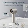 Jisulife Official Store Malaysia Portable Aluminum Body Handheld Fan 100 Speed Control