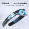 Jisulife Official Store Malaysia Portable Rechargable 100 Speed Control Neck Fan