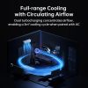 Jisulife Table Pro3 Oscillating Table Fan with Advanced Air Circulation System 5.6m/s Turbo Boost & 100-Speed Control