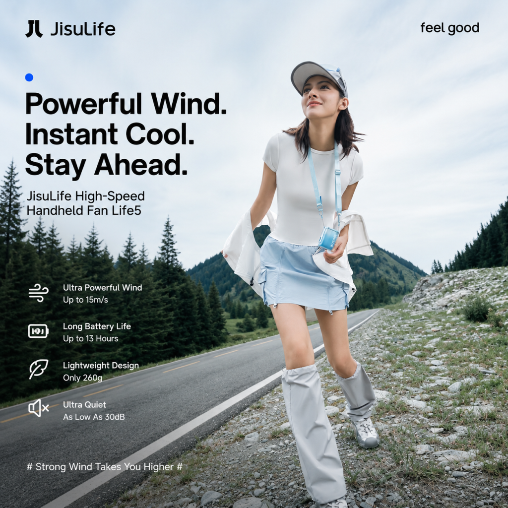 Jisulife Official Life 5 Portable Neck Fan